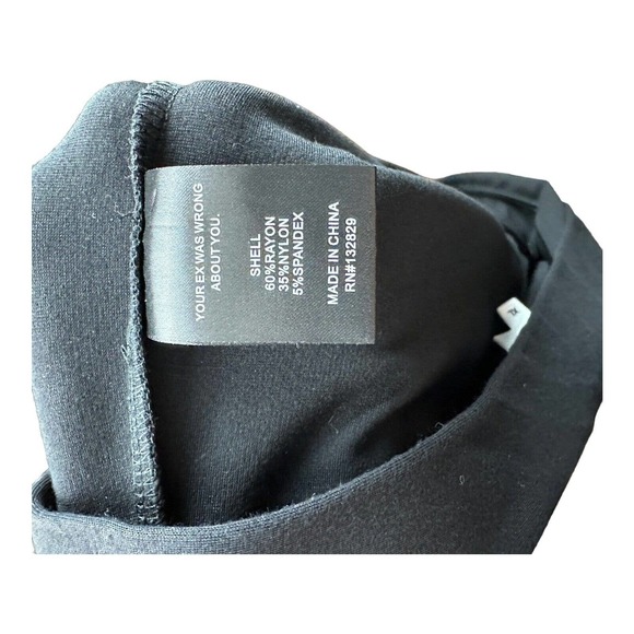 LPA Revolve XL 572 Stretch Tie Waist Leggings Black Pants X-Large - Picture 15 of 16